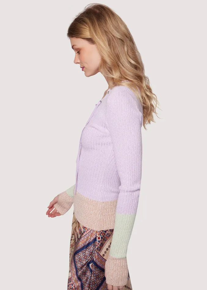 Jolene Long Sleeve Top Lavendermulti Women Lost Wander Sweaters