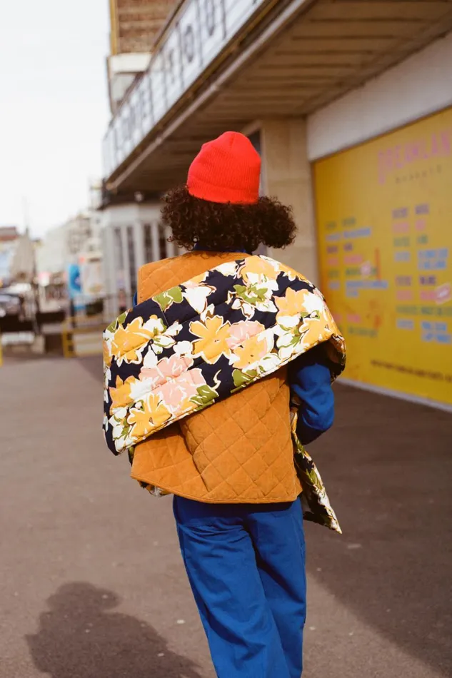 Jonas Quilted Scarf Autumn Lyon Floral Shop LF Markey Scarves