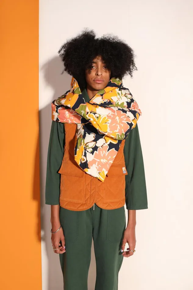 Jonas Quilted Scarf Autumn Lyon Floral Shop LF Markey Scarves
