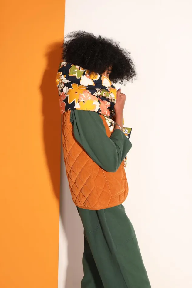 Jonas Quilted Scarf Autumn Lyon Floral Shop LF Markey Scarves