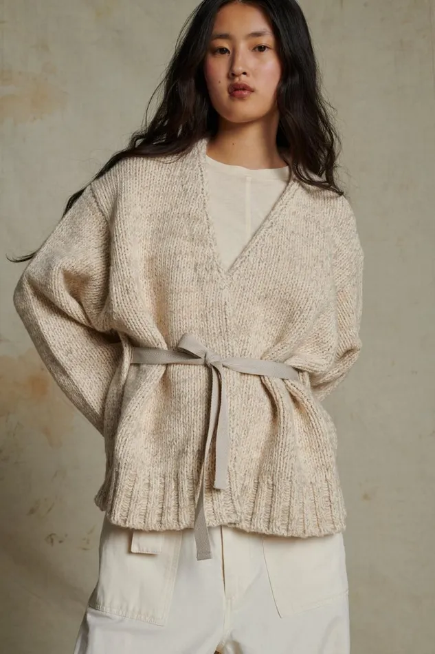 Jumpers and Cardigans Women Soeur ASTRAL CARDIGAN Offwhite