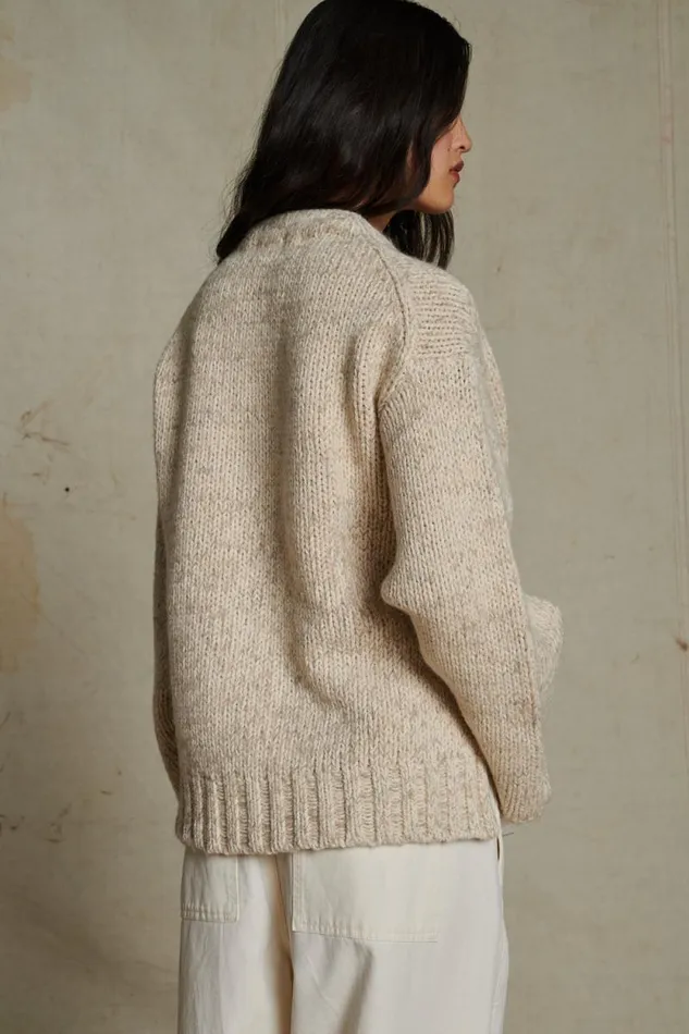 Jumpers and Cardigans Women Soeur ASTRAL CARDIGAN Offwhite