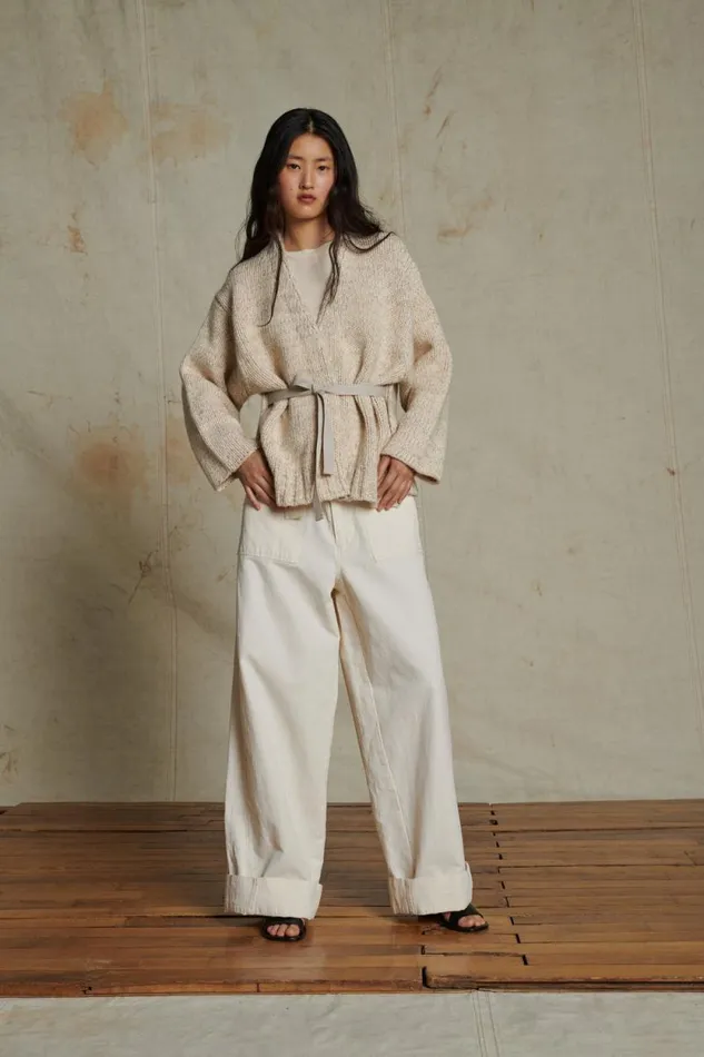 Jumpers and Cardigans Women Soeur ASTRAL CARDIGAN Offwhite
