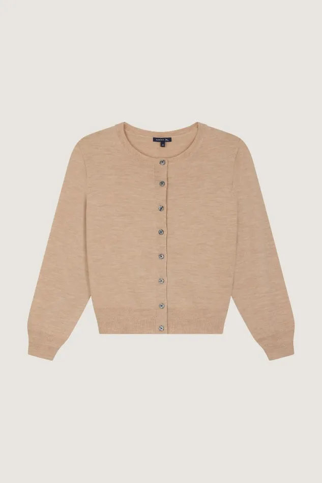 Jumpers and Cardigans Women Soeur TITA CARDIGAN Light Beige