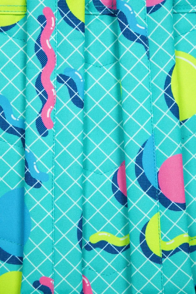Just Hype Backpacks Hype Girls Iconic Retro Shapes Turquoise Backpack