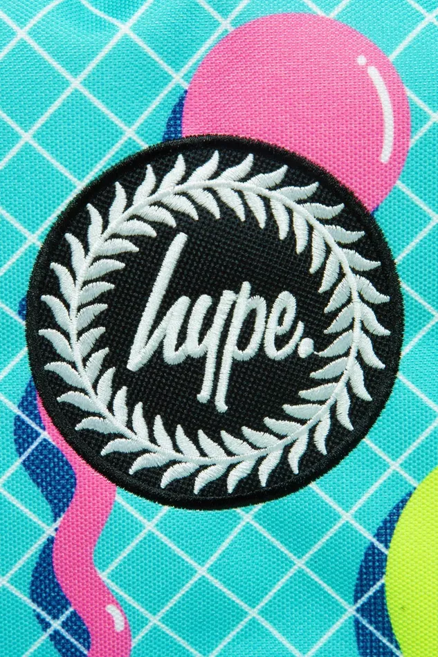 Just Hype Backpacks Hype Girls Iconic Retro Shapes Turquoise Backpack