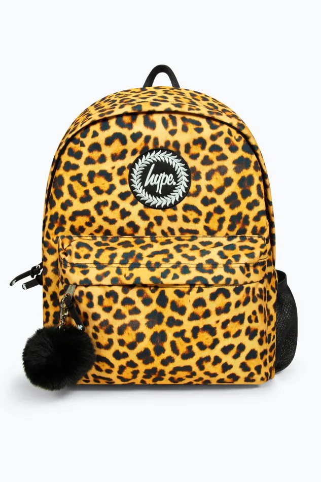 Just Hype Backpacks Hype Girls Iconic Tan Leopard Backpack