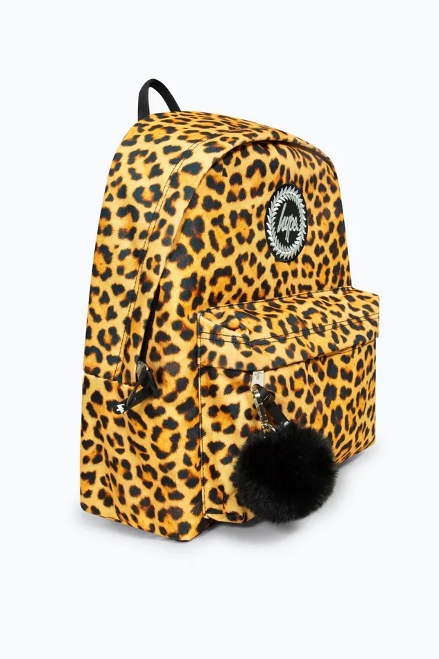 Just Hype Backpacks Hype Girls Iconic Tan Leopard Backpack