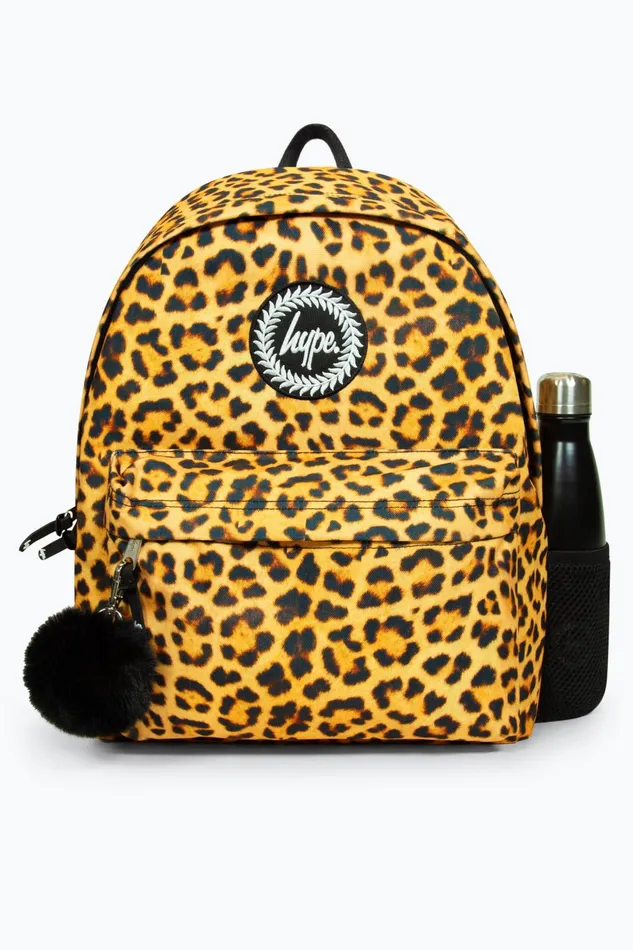 Just Hype Backpacks Hype Girls Iconic Tan Leopard Backpack