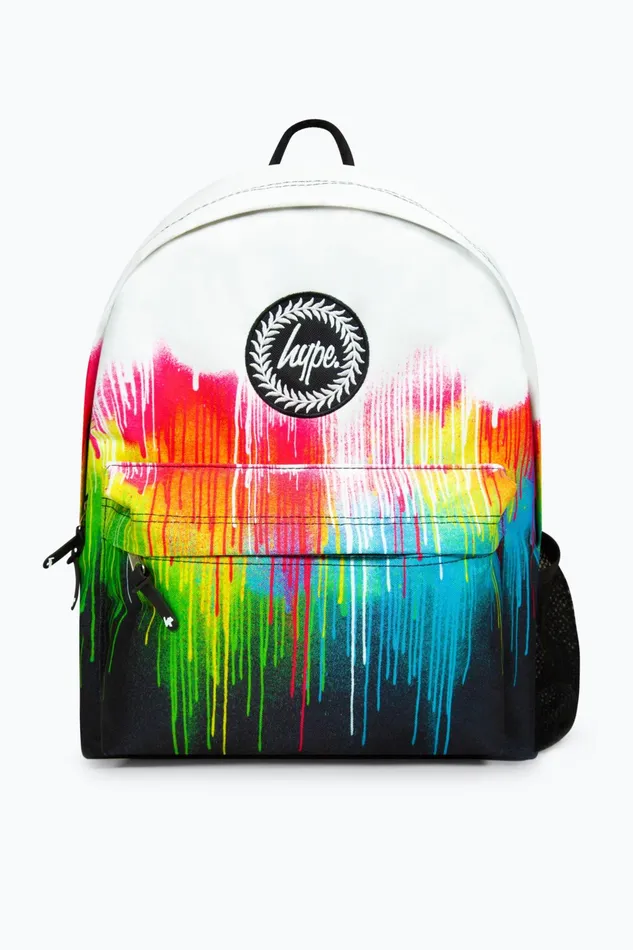 Just Hype Backpacks Hype Unisex Iconic Drips Multicolour Backpack