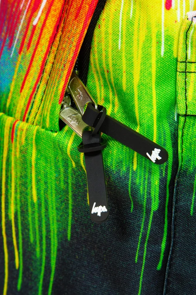Just Hype Backpacks Hype Unisex Iconic Drips Multicolour Backpack