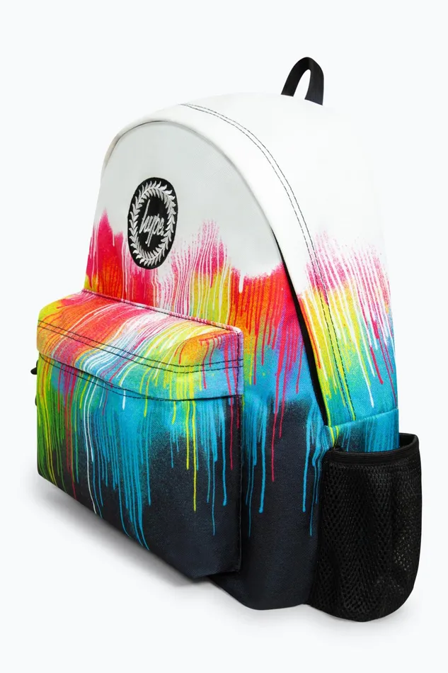 Just Hype Backpacks Hype Unisex Iconic Drips Multicolour Backpack