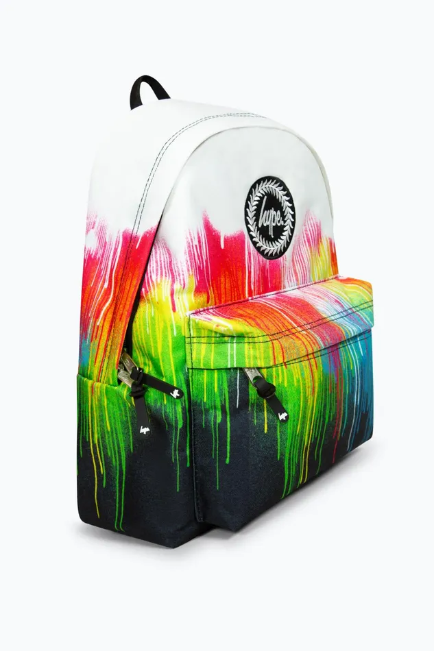 Just Hype Backpacks Hype Unisex Iconic Drips Multicolour Backpack