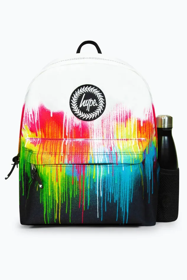 Just Hype Backpacks Hype Unisex Iconic Drips Multicolour Backpack
