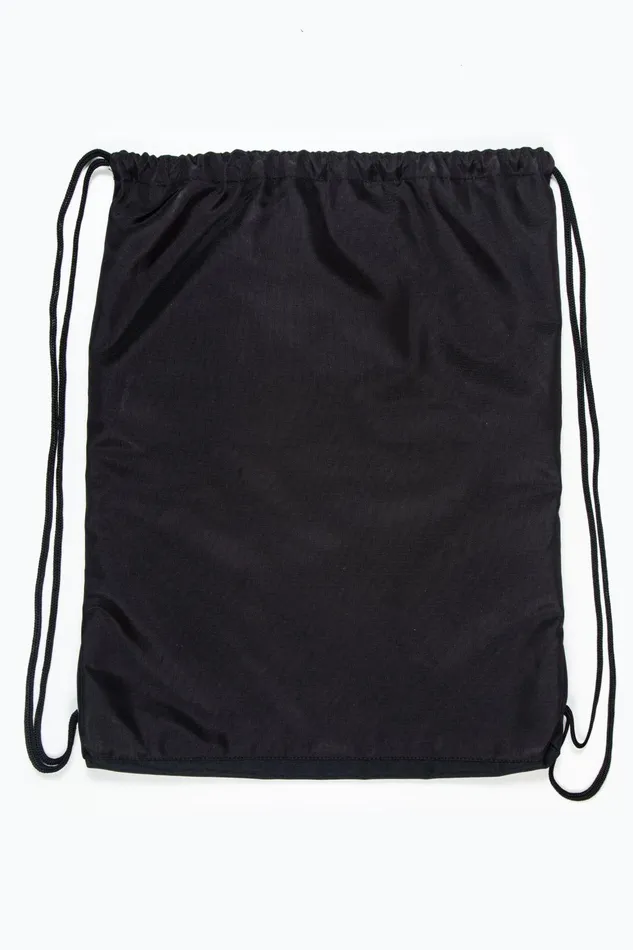 Just Hype Drawstring Bags Hype Black Crest Drawstring Bag