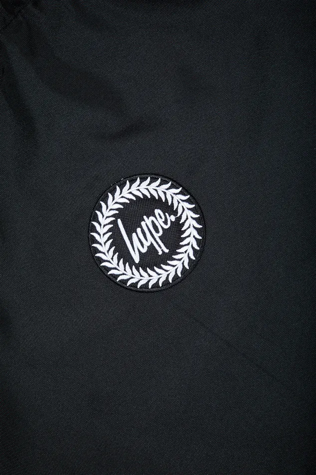 Just Hype Drawstring Bags Hype Black Crest Drawstring Bag