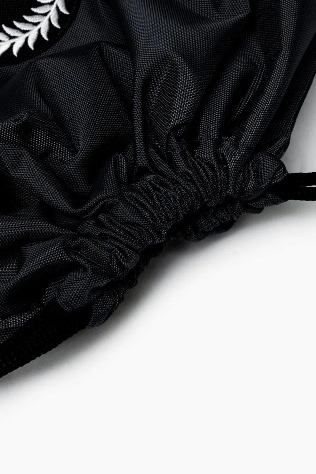 Just Hype Drawstring Bags Hype Black Crest Drawstring Bag