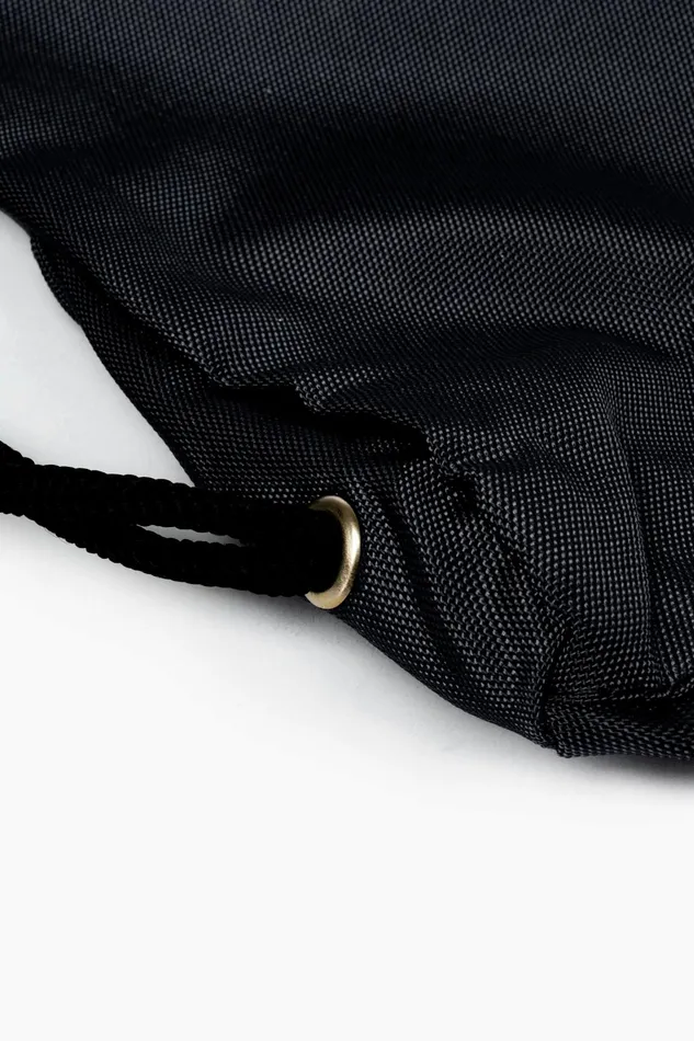 Just Hype Drawstring Bags Hype Black Crest Drawstring Bag