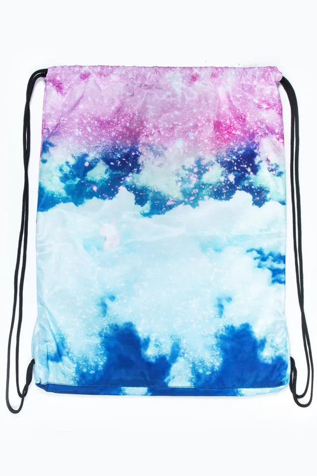 Just Hype Drawstring Bags Hype Glitter Skies Drawstring Bag