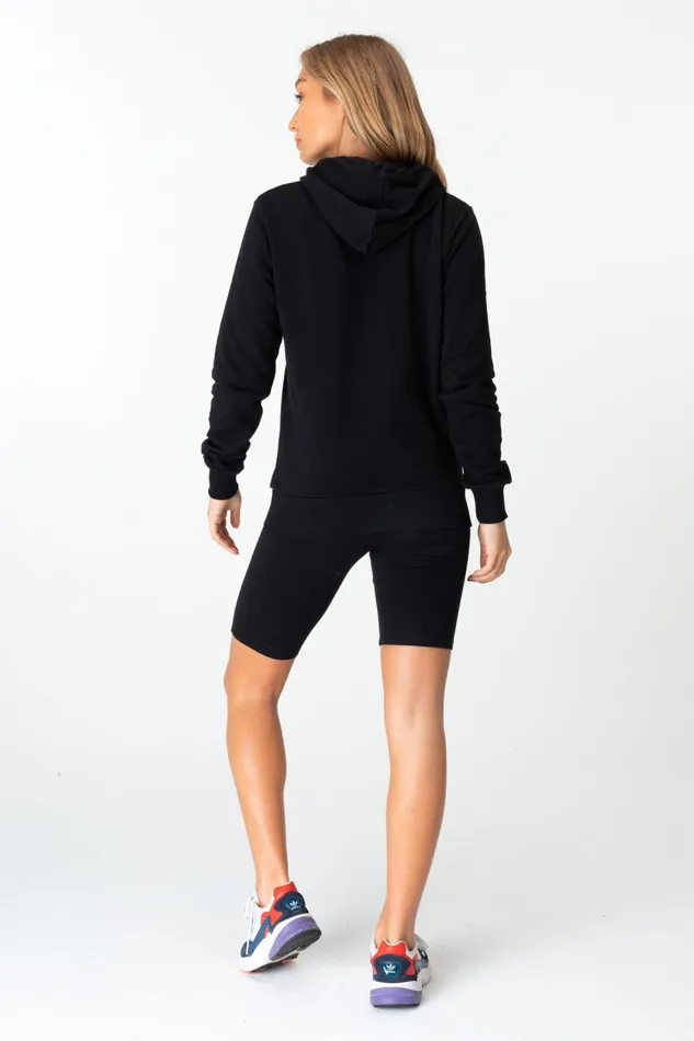 Just Hype Hoodies and Sweatshirts Hype Navy Drawstring Women039S Pullover Hoodie