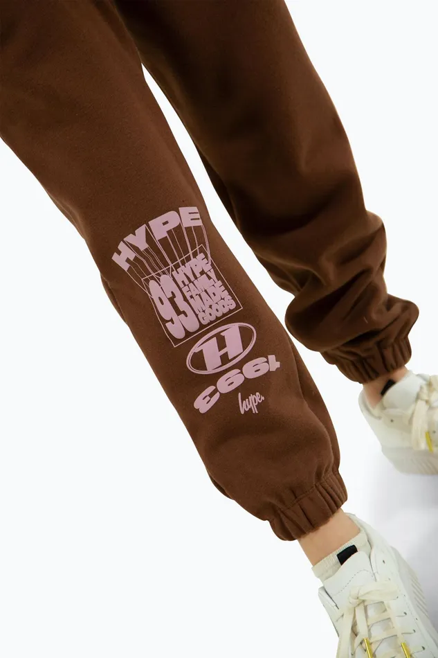 Just Hype Joggers Hype Girls Sand Oval Joggers