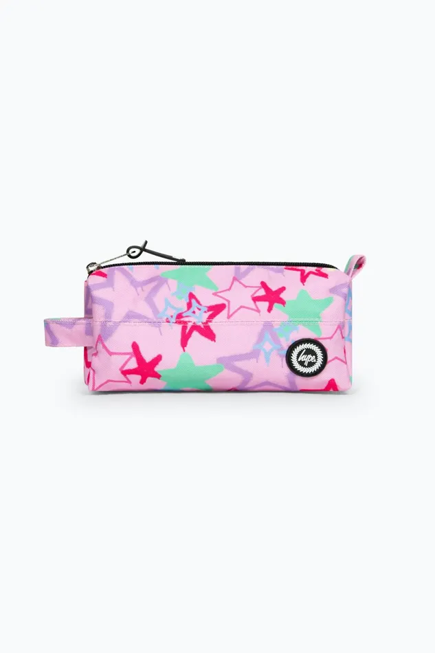 Just Hype Pencil Cases Hype Kids Pink Graffiti Star Pencil Case
