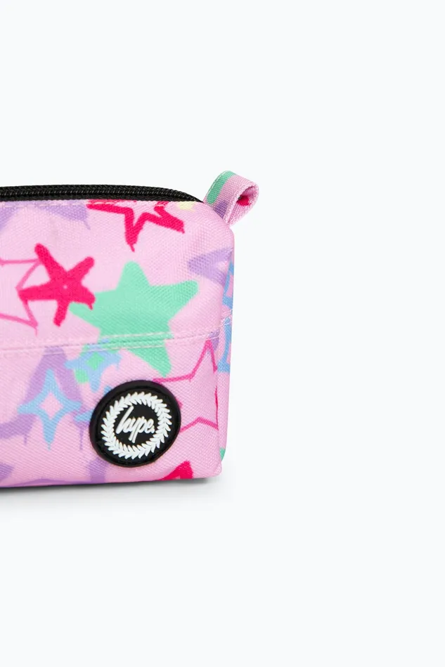 Just Hype Pencil Cases Hype Kids Pink Graffiti Star Pencil Case