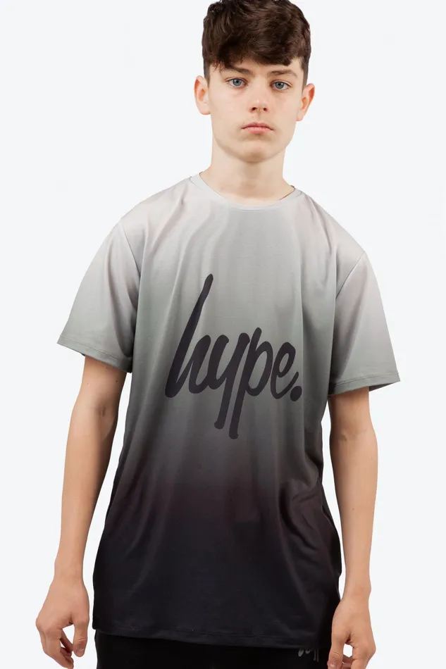 Just Hype TShirts and Vests Hype Boys Khaki Fade Sublimated TShirt