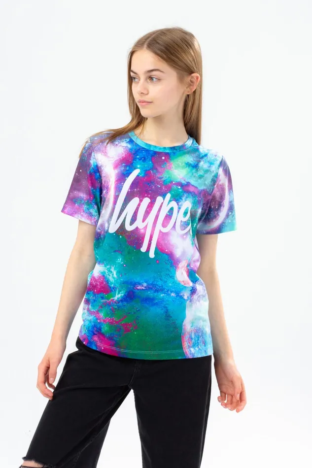 Just Hype TShirts Hype Girls Tiny Pastel Moons TShirt