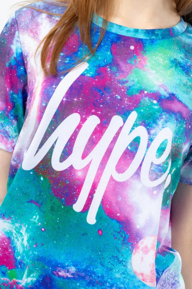 Just Hype TShirts Hype Girls Tiny Pastel Moons TShirt
