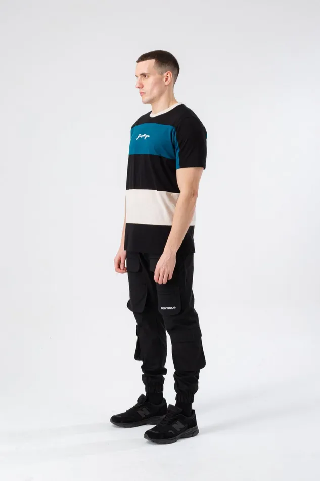 Just Hype TShirts Hype Mens Black Berhype Mensey Scribble TShirt