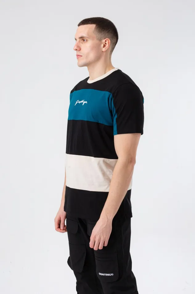 Just Hype TShirts Hype Mens Black Berhype Mensey Scribble TShirt