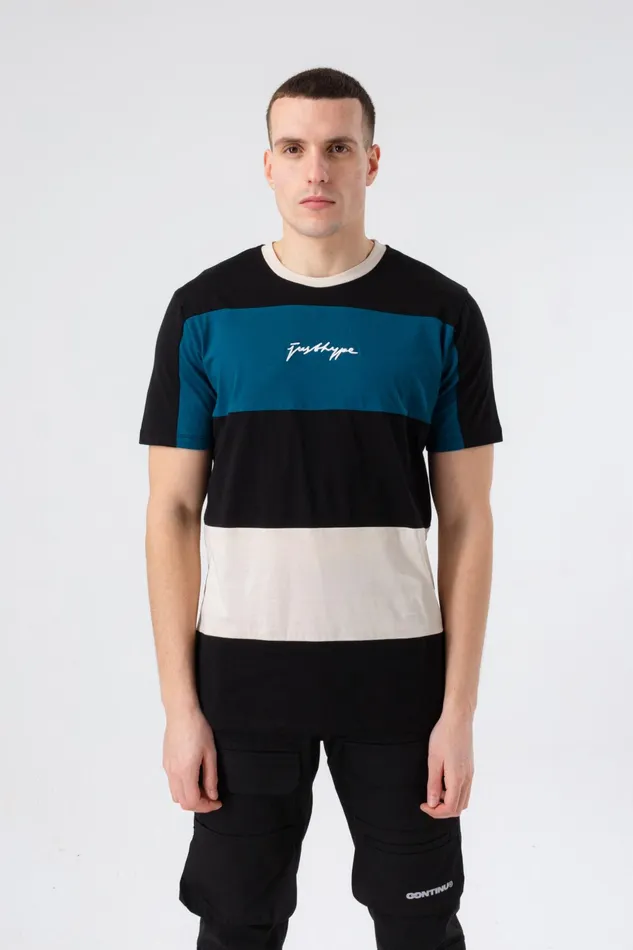 Just Hype TShirts Hype Mens Black Berhype Mensey Scribble TShirt