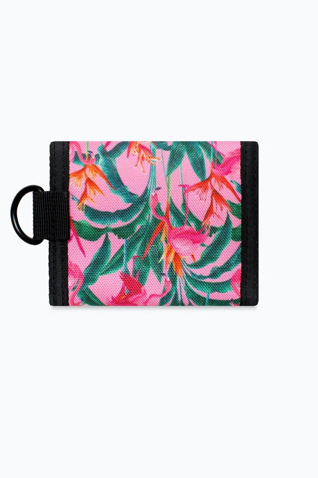 Just Hype Wallets Hype Pink Flamingo Rainforest Wallet