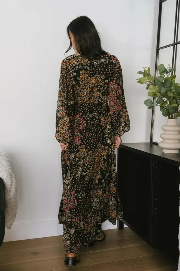 Kali Floral Dress Black Women Bohme Dresses