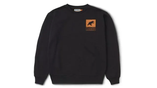 Karhu Sport Bear Logo Sweatshirt 8211 Jet Black Desert Sun Men Sweatshirts