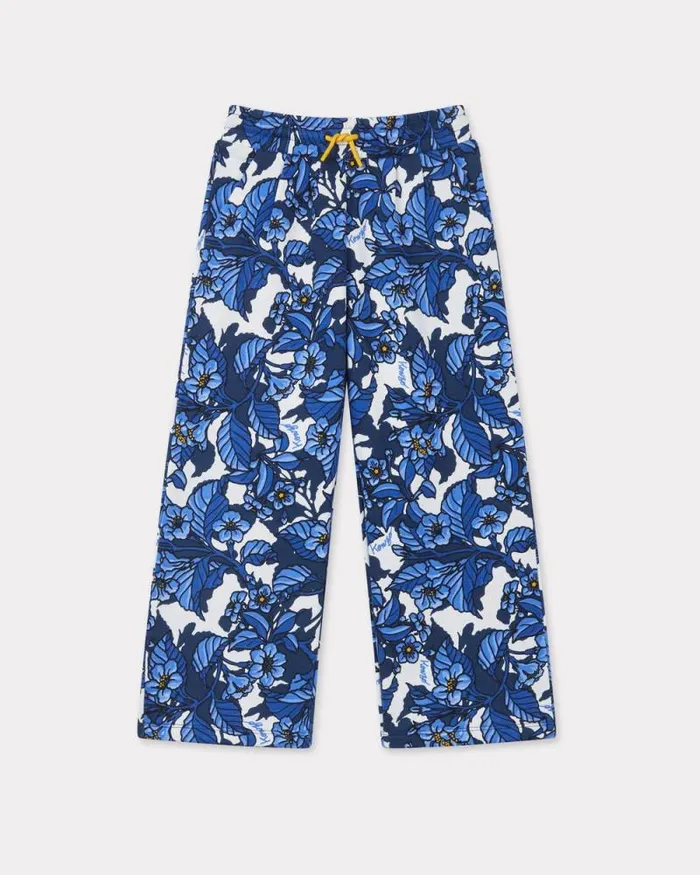 Kids 039Blue Jungle Navy Blue Kenzo Pants And Shorts