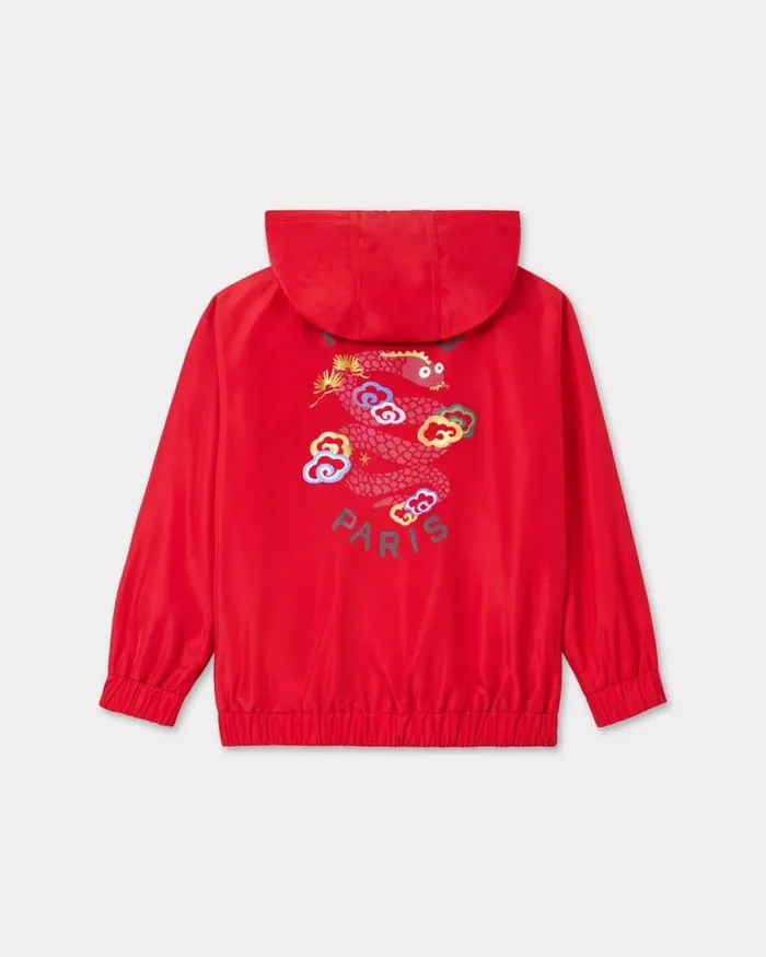 Kids 039Lunar New Year039 Windbreaker Deep Orange Kenzo Jackets And Coats