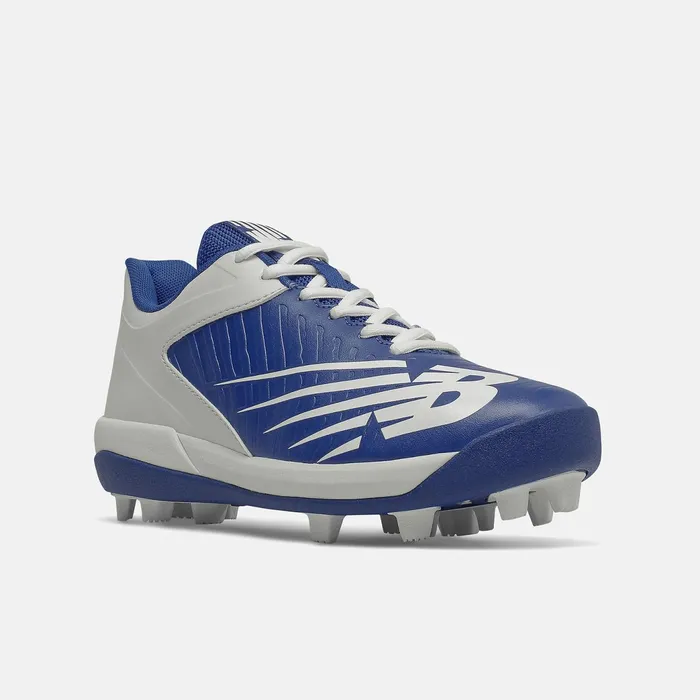 Kids 4040 V6 Rubber Molded Royal With White New Balance Cleats Kids 4040 V6 Rubber Molded Royal With White New Balance Cleats