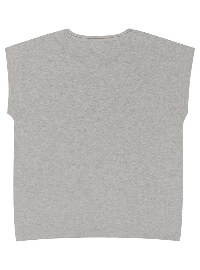 Kids Big Girl GUESS Grey Logo Cropped Tshirt 716 Kids Big Girl GUESS Grey Logo Cropped Tshirt 716