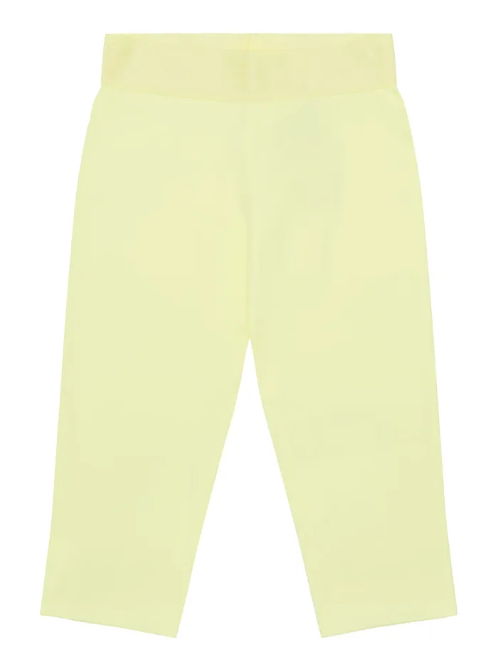 Kids Big Girl GUESS Lovely Lemon Active Leggings 816