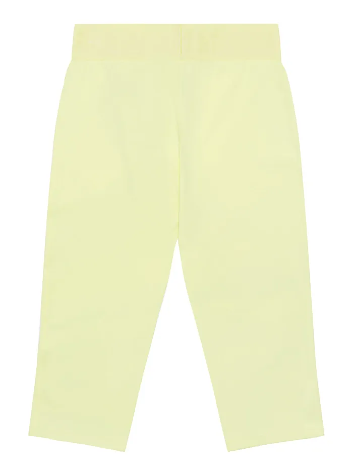 Kids Big Girl GUESS Lovely Lemon Active Leggings 816
