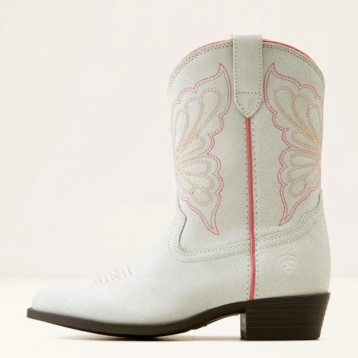 Kids Big Kids039 Footwear Ariat Heritage Butterfly Western Boot Distressed Ivory Kids Big Kids039 Footwear Ariat Heritage Butterfly Western Boot Distressed Ivory