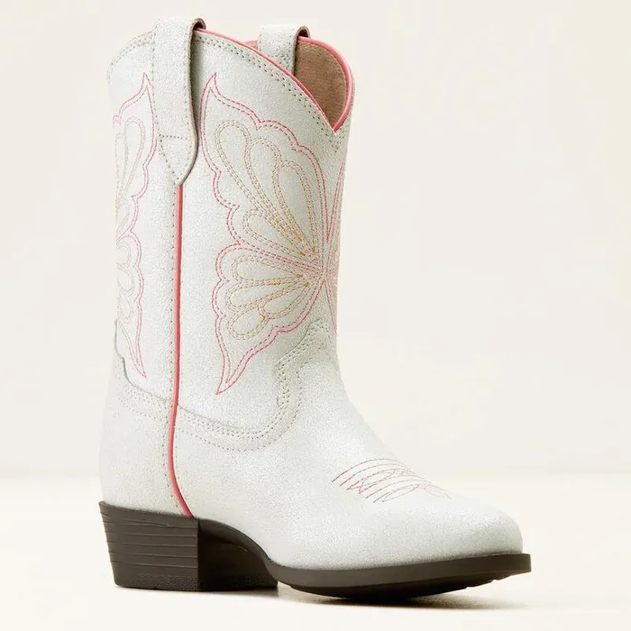 Kids Big Kids039 Footwear Ariat Heritage Butterfly Western Boot Distressed Ivory Kids Big Kids039 Footwear Ariat Heritage Butterfly Western Boot Distressed Ivory