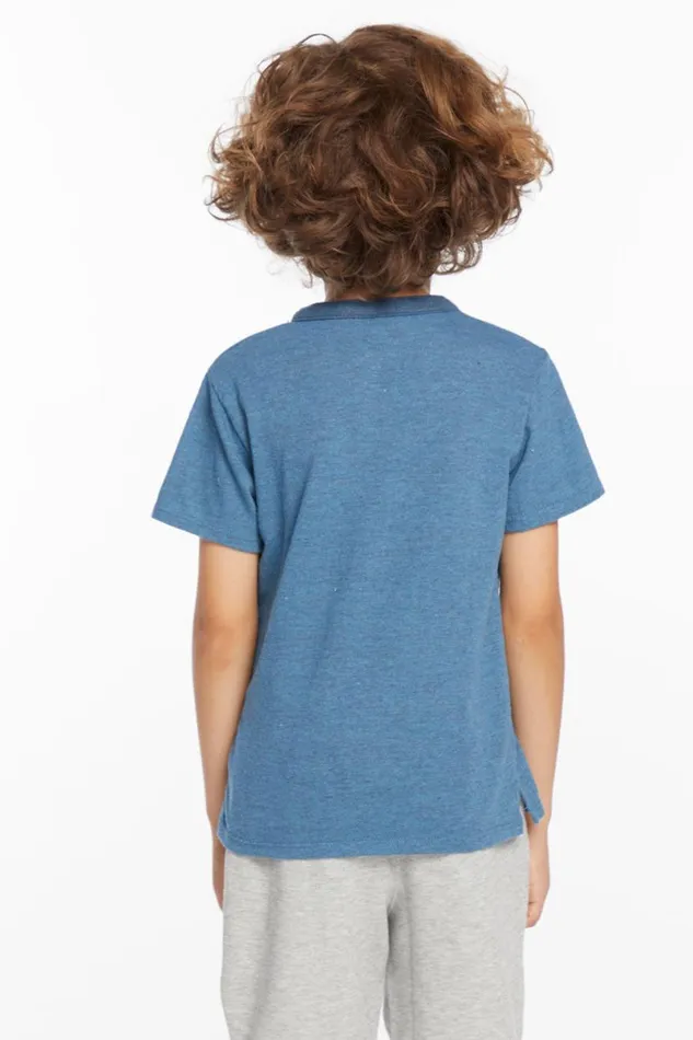 Kids Boys Chaser Brand Boys Niagara Short Sleeve Henley