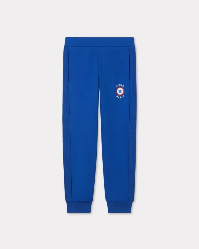 Kids Cotton Jogging Trousers Sapphire Kenzo Pants And Shorts