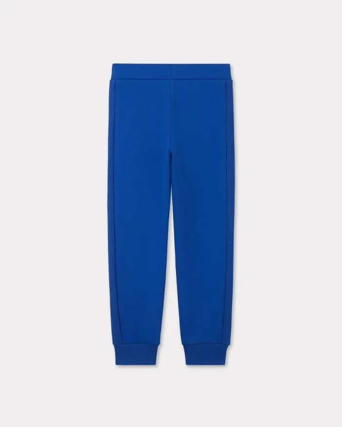 Kids Cotton Jogging Trousers Sapphire Kenzo Pants And Shorts
