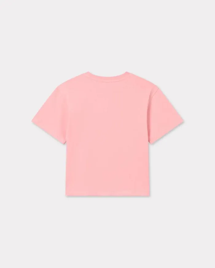 Kids Cotton Tshirt Dark Rose Kenzo Tshirts And Sweatshirts