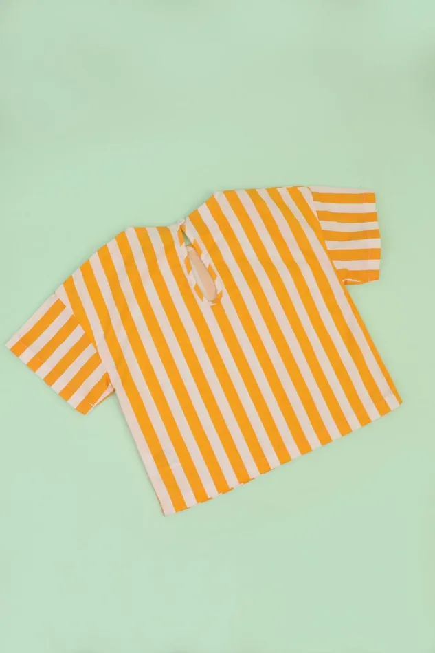 Kids Defoe Top Yellow Stripe Shop LF Markey Kids