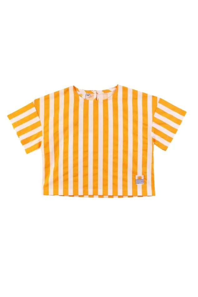Kids Defoe Top Yellow Stripe Shop LF Markey Kids